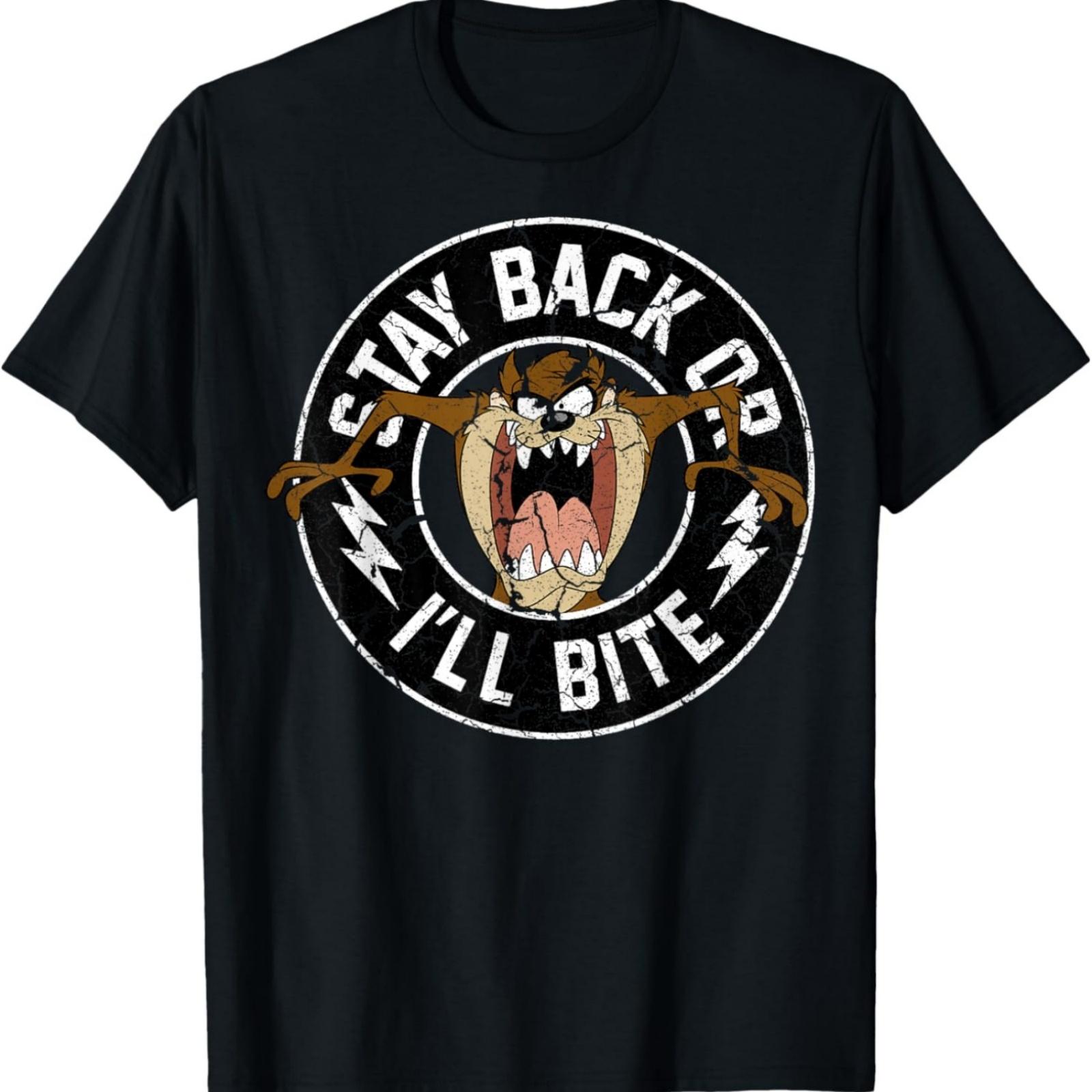 Looney Tunes Taz Stay Back Or I ll Bite T-Shirt XXXXXL разноцветный