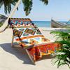 Colorful Geometric Tribal Pattern Beach Towel Quick-drying for Travel Outdoor Sports Jogging Beach and Swimming