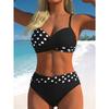 Europejski i Amerykański Handel Zagraniczny Nowy Bikini na Sznurki Trójkątna Torba Kostium Kąpielowy z Rozcięciem Nowy