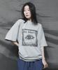 Deumakeu Street Graphic Boxy Fit Short Sleeve T-Shirt Gray