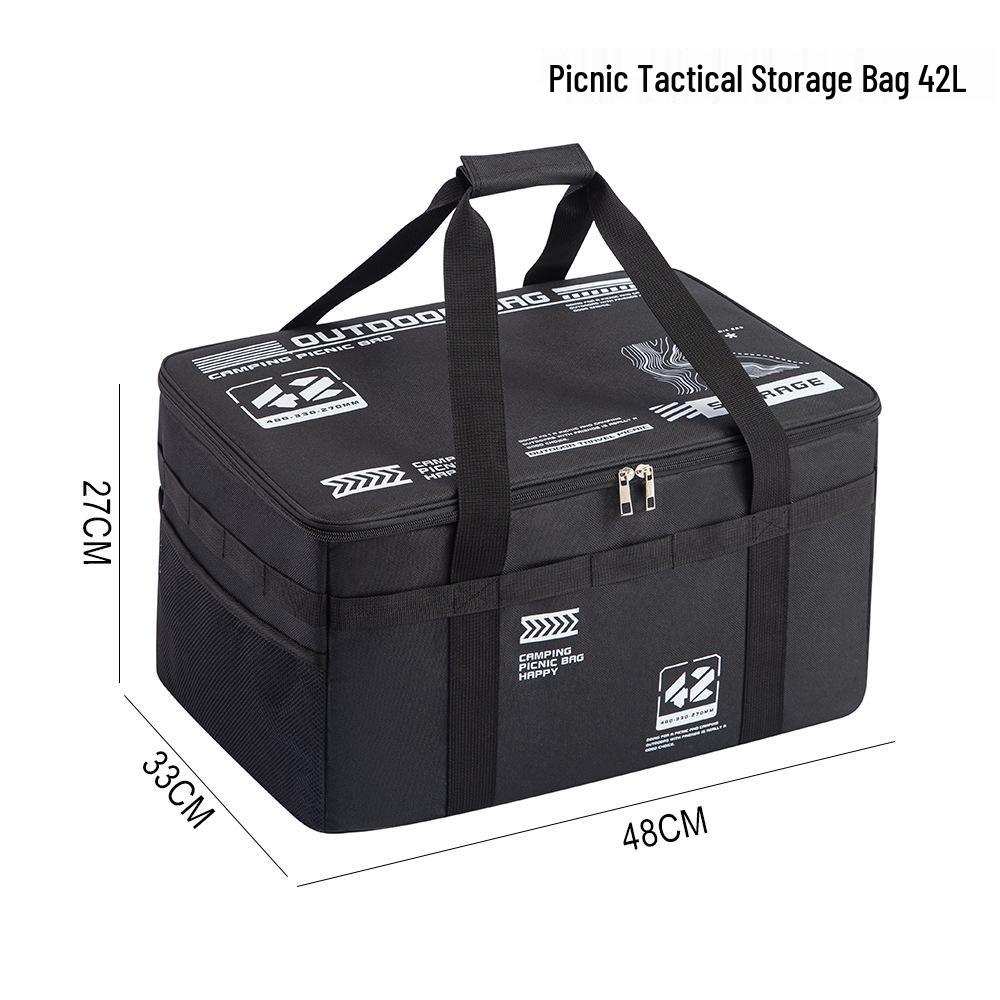 Stor kapacitet utomhus hopfällbar förvaringslåda för bestick och köksredskap