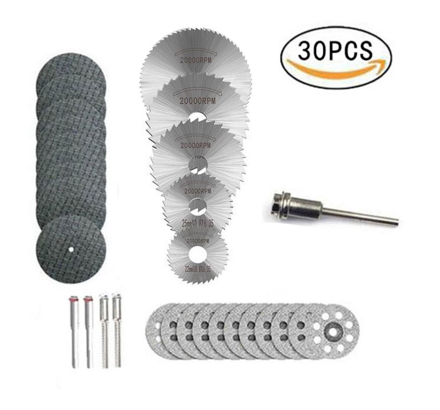 Power Drill Circular Saw Blade Set - High-Speed Steel Thin Cutting Disc for Woodworking and Electric Grinder