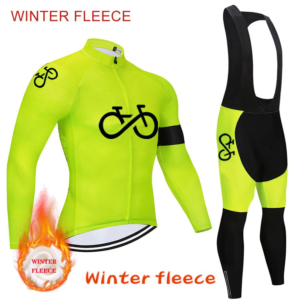 2026 Pro Winter Thermisch Fleece Fiets Jersey Sets Lange Mouw Fietskleding MTB Fietskleding Maillot Ropa Ciclismo Fietskleding