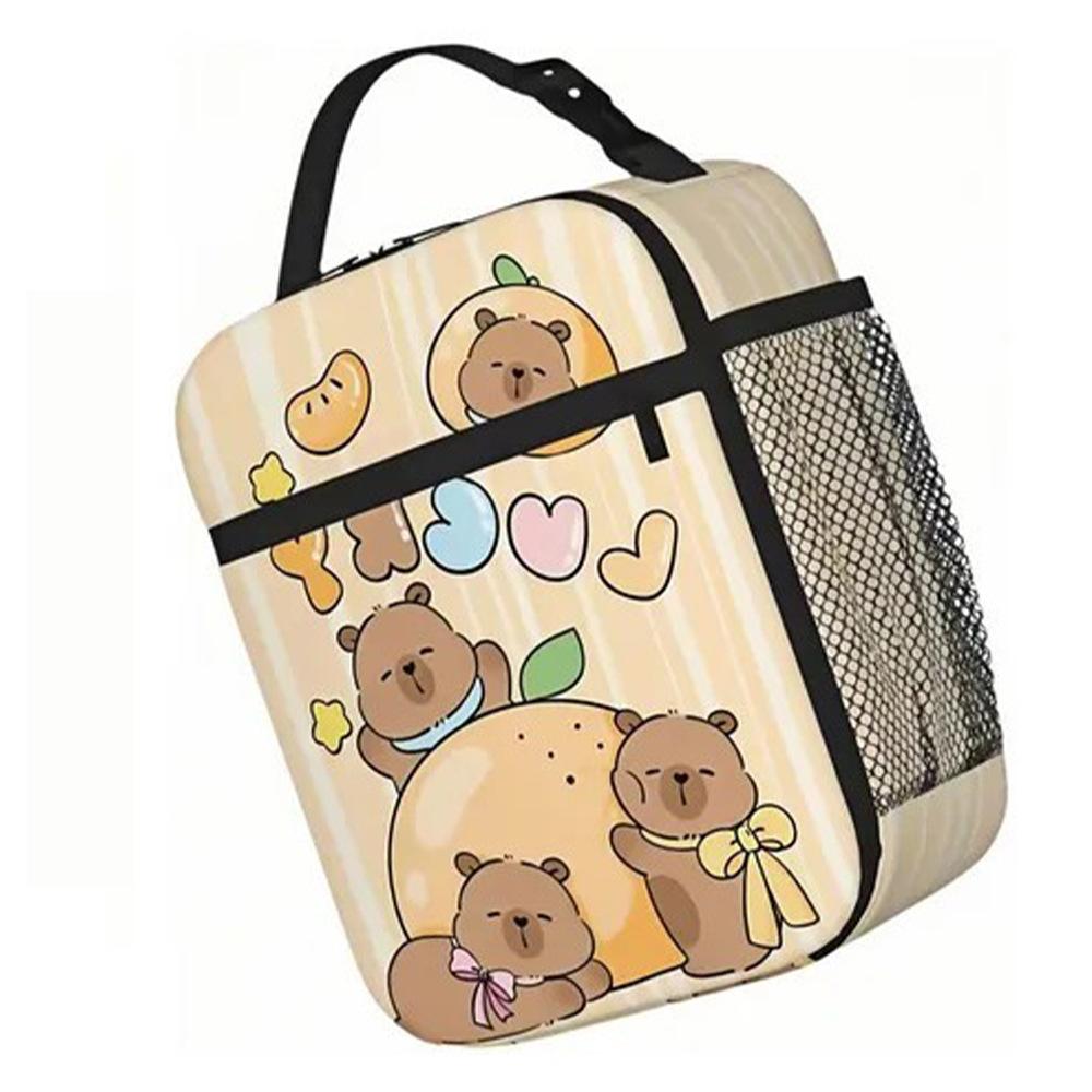 Children'S Cartoon Lunch Bag Large Capacity Lunch Box Bento Bag Thickened Aluminum Foil Portable Thermal Insulation Bag