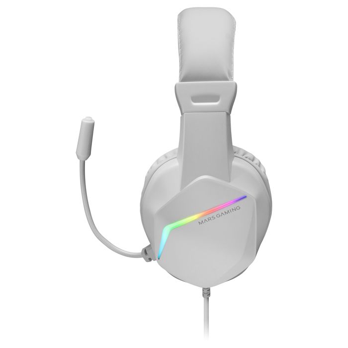 Gaming Headset - Mars Gaming - Mh122 - White - In-ear - Integrated Microphone