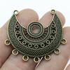 4pcs Earring Pendant For Earring Making Vintage Bohemia Earring Connector For DIY Jewelry Necklace Earrings Making Finding