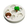 8 Dutina Květ Ovoce Zelenina Silikon Potravinářské formy Jílová pryskyřice Keramika Candy Fondant Candy Čokoláda Forma na mýdlo
