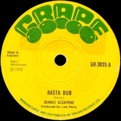 7-Zoll-Schallplatte DENNIS ALCAPONE / THE UPSETTERS - Rasta Dub / Rasta (Ausführung) GR3035 Grape 1973 UK Reggae, Ska & Dub Gebraucht