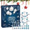 Advent Jewelry Calendar 24 Days 2025 Bracelets Kit Girls Christmas Countdown Calendar For Holiday Birthday Valentines Party