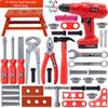 With Screwdrivers Pretend Play Tool Kit Simulation Engineering Toy Tool Box  For Toddler