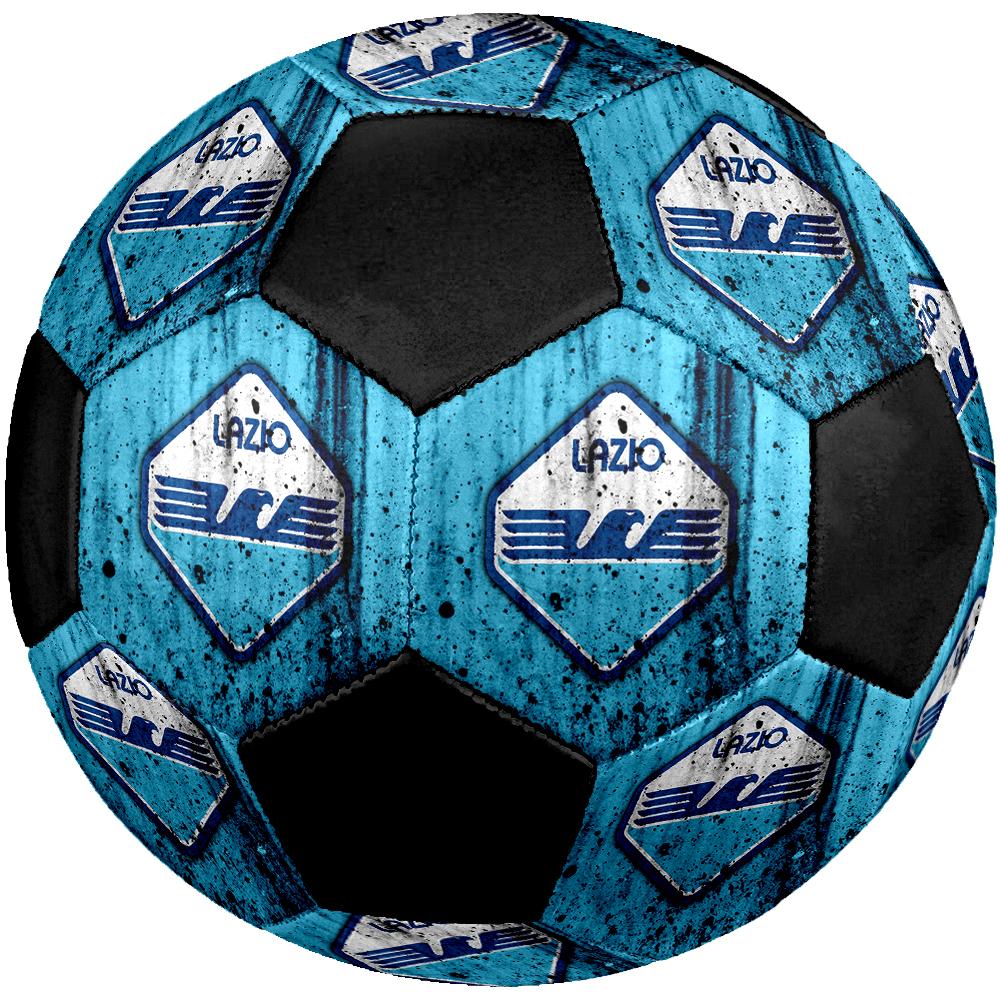 Pallone da Calcio Lazio FC, colorato, adatto a tutte le età, cucito a macchina, materiale PVC, qualità da competizione, resistente e ad alto rimbalzo