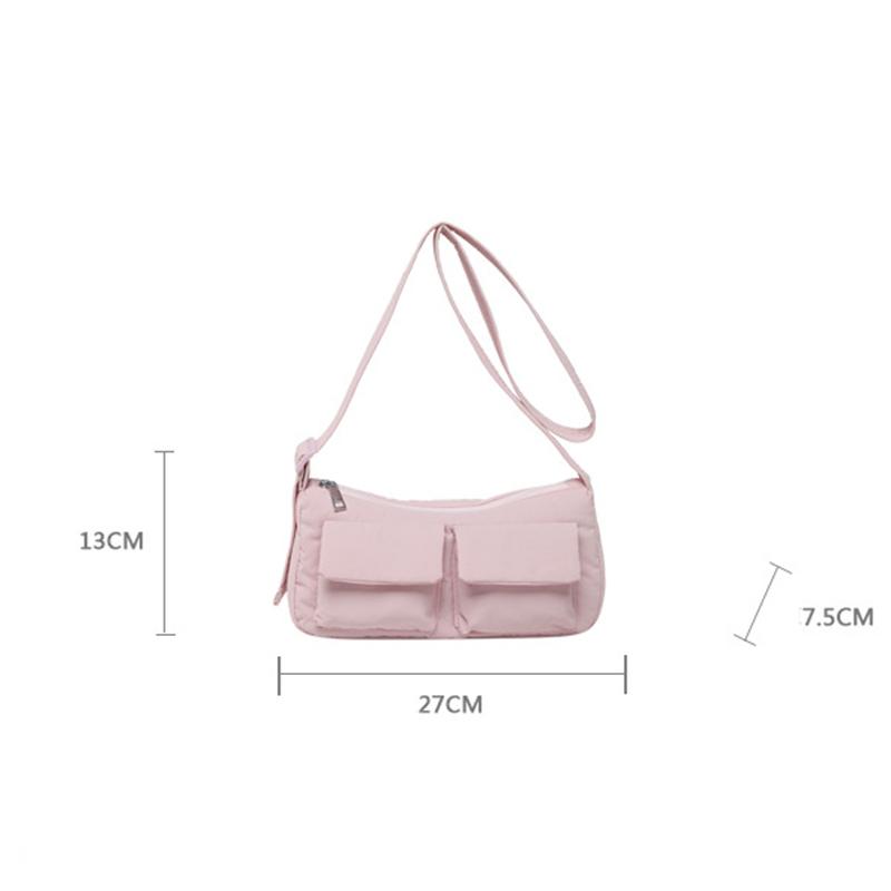 Fashion Niche Motorcycle Bag Summer New Versatile Shoulder Crossbody Bag for Women Lightweight Outdoor Casual Shoulder Bag
