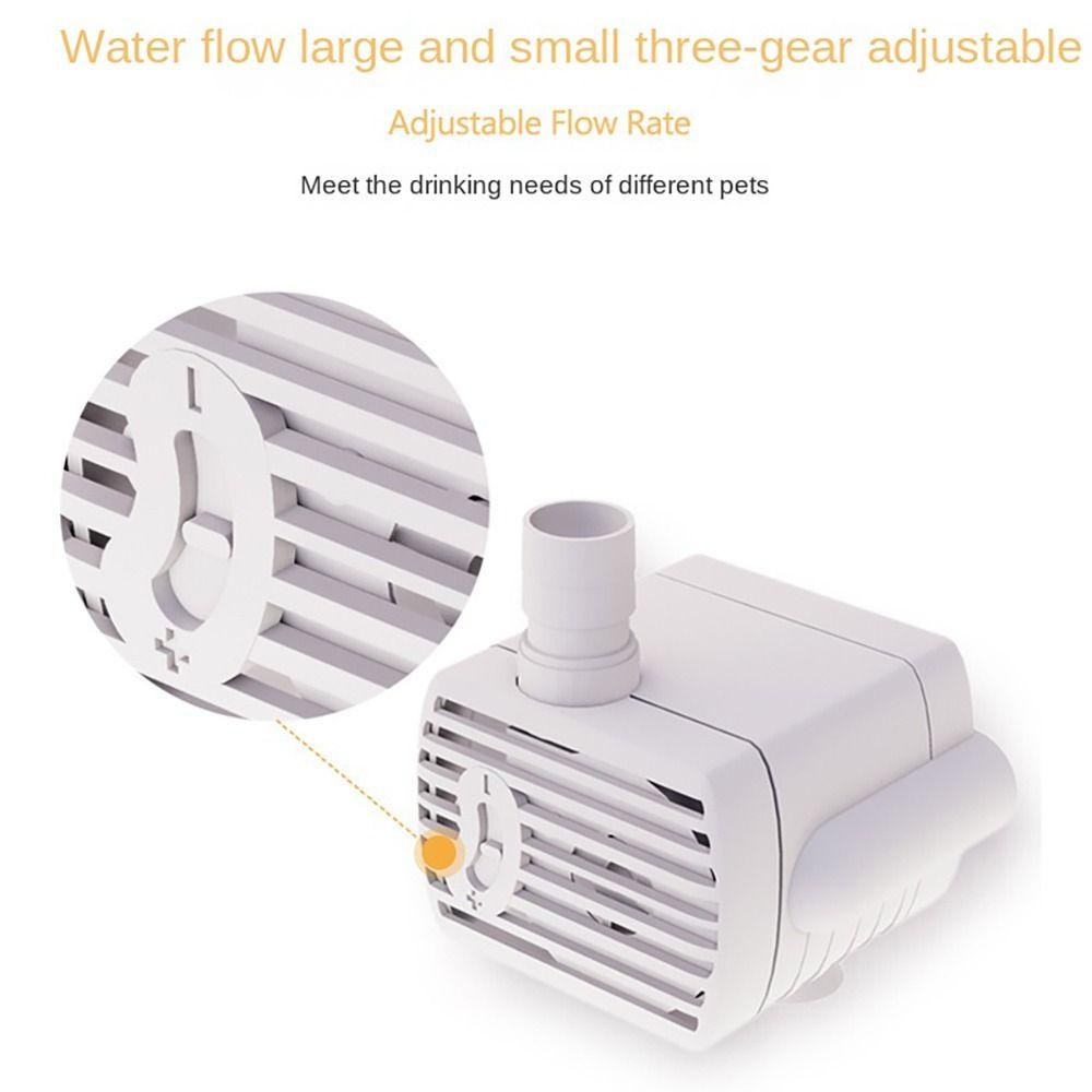 Verstellbares Hunde-USB-Kabel Katzen-Wasserbrunnen Wasserspender Motor Trinknapf Wasserpumpe