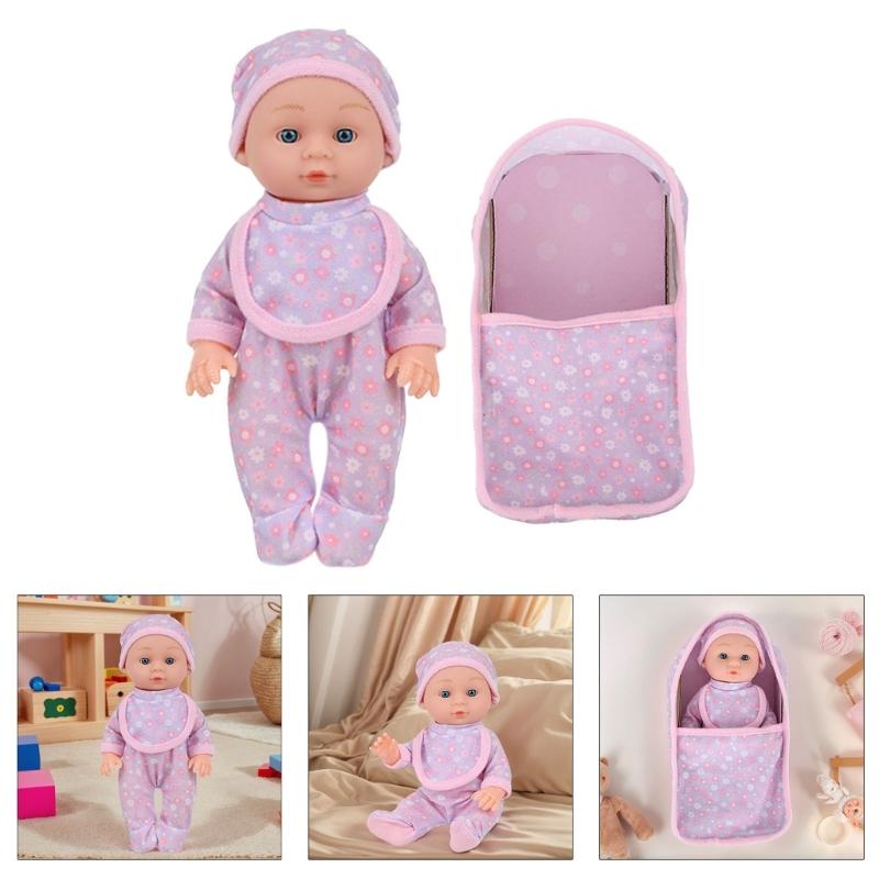 25CM Life Like Reborns Toy With Realistic Design Children Companion Doll For Pretend Play Game Nursery Room Decoration