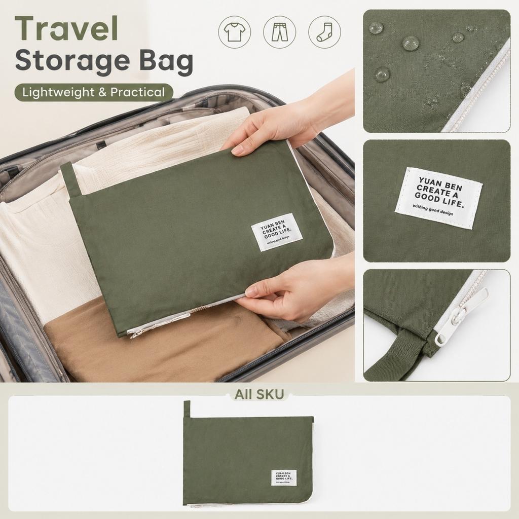 Travel Clothes Storage Bag Medium Size - Packing for Suitcase and Backpack