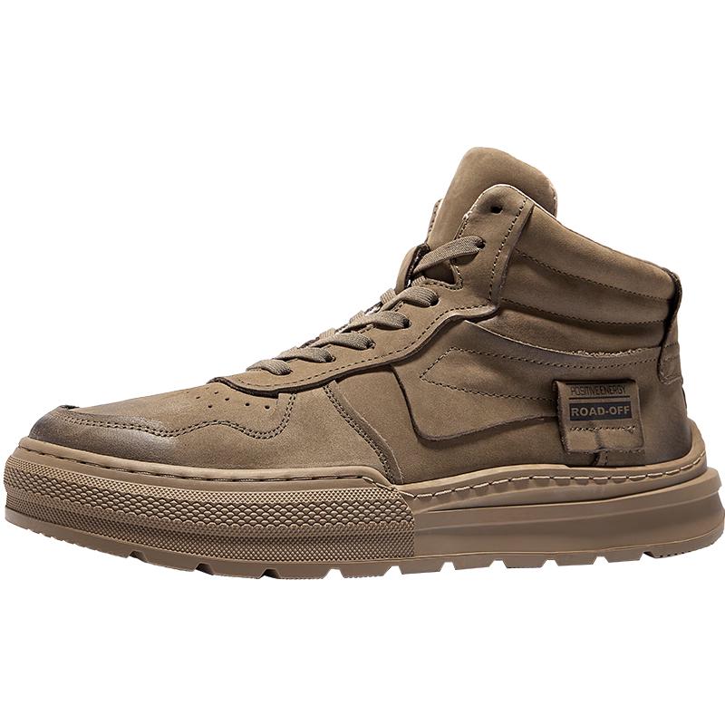 HAUT TON Men s Retro Leather Work Boots YD298 39