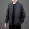Men's Loose and Versatile Baseball Collar Simple and Fashionable Flight Suit Jacket for Men