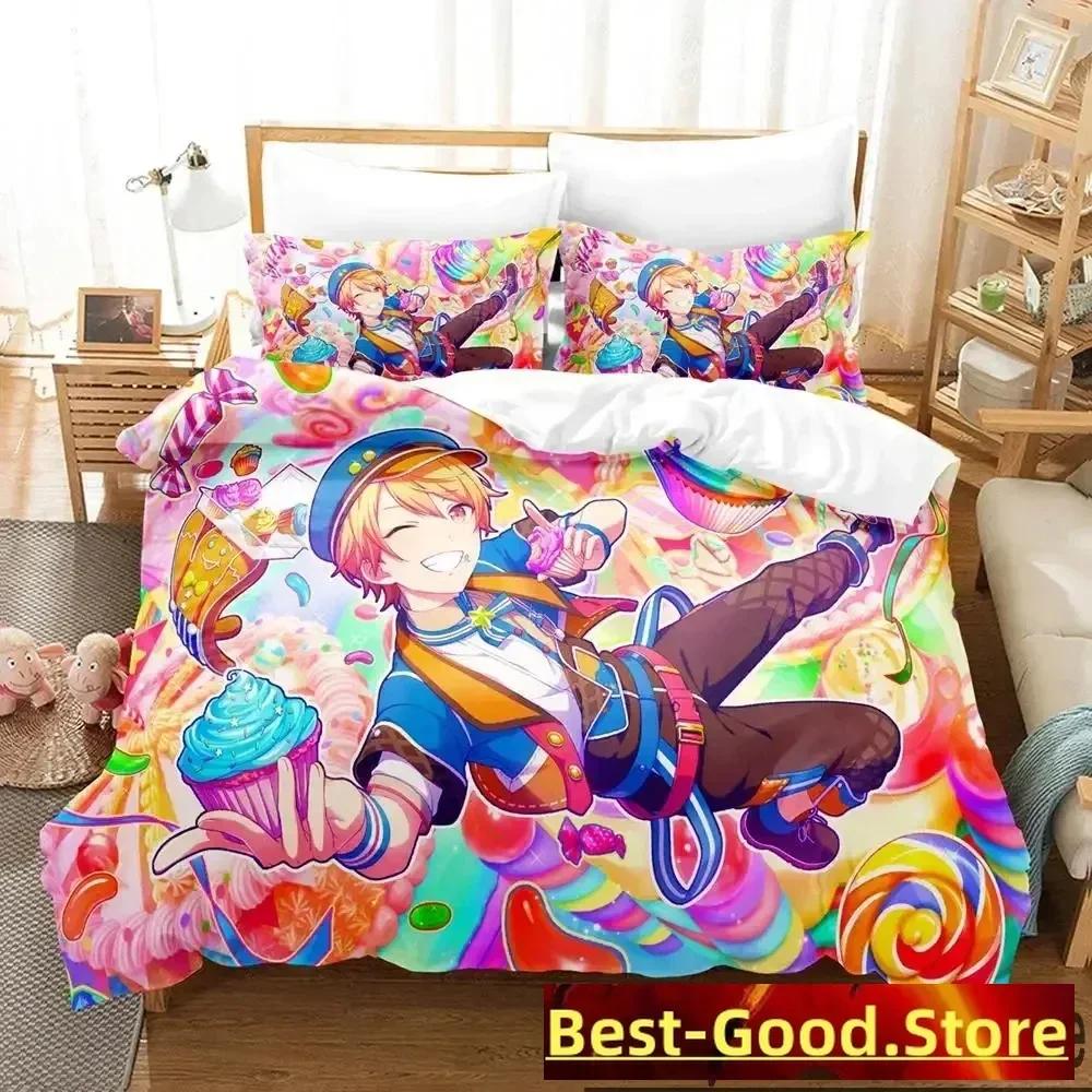 

3D Print Wonderlands Showtime Bedding Set Printed Bed Set With Pillowcase Duvet Cover Soft Queen King Size Bedclothes Home 70x133cm 2pcs