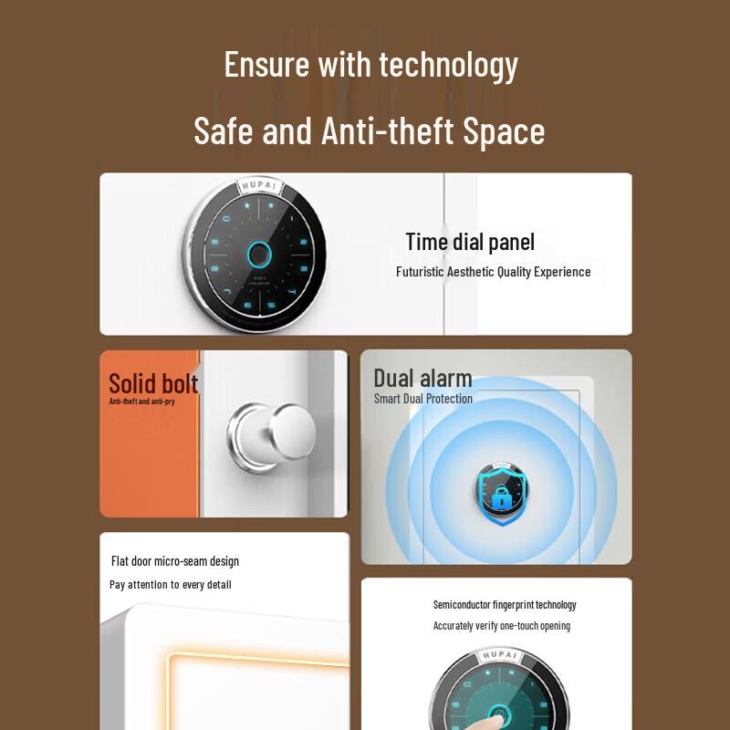 Tiger Smart Automatic Fingerprint Home Office Safe