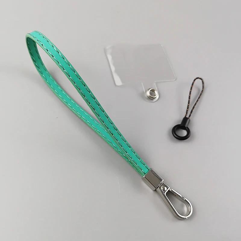 

Short Wrist Strap Mobile Phone Lanyard Leather Lanyard Bag Pendant Lanyard Phone Case Universal Anti Loss Rope Clip Type Lanyard