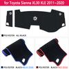 Dashboard Cover Dash Board Mat for Toyota Sienna XL30 XLE 2011~ Anti-sun Shade Cape Blanket Protector Car Sticker Carpet Pad