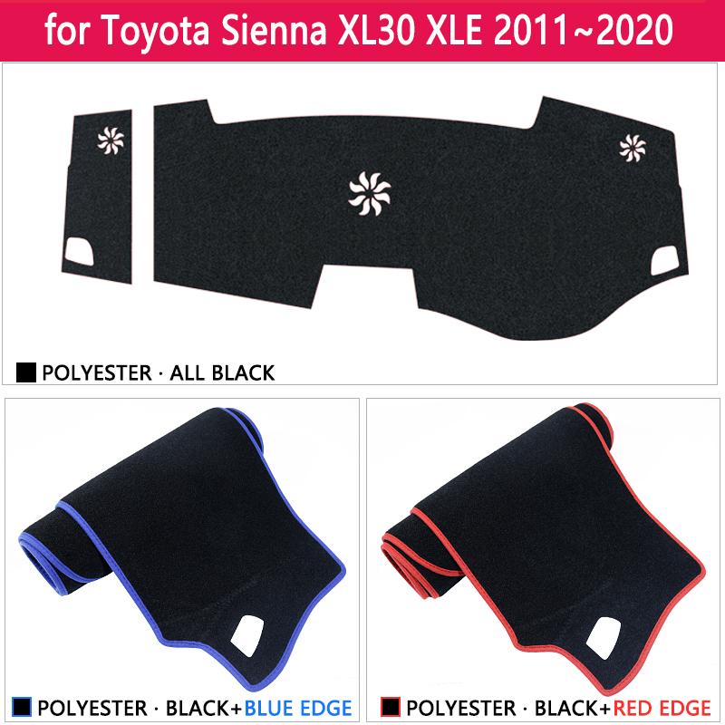 Dashboard Cover Dash Board Mat for Toyota Sienna XL30 XLE 2011~ Anti-sun Shade Cape Blanket Protector Car Sticker Carpet Pad