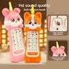 Baby Phone Toy Music Sound Telephone Sleeping Toys With Teether Simulation Phone Kids Infant Early Educational Toy Kids Gifts