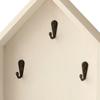 Modern Wood And Metal Key Rack Wall Mounted Entryway Storage Solution With Multiple Hooks Practical Key Holder
