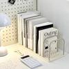 Desktop Bookshelf Book Magazine Storage Rack Desk Organizer Detachable Vertical Divided Books Holder School Office Supplies