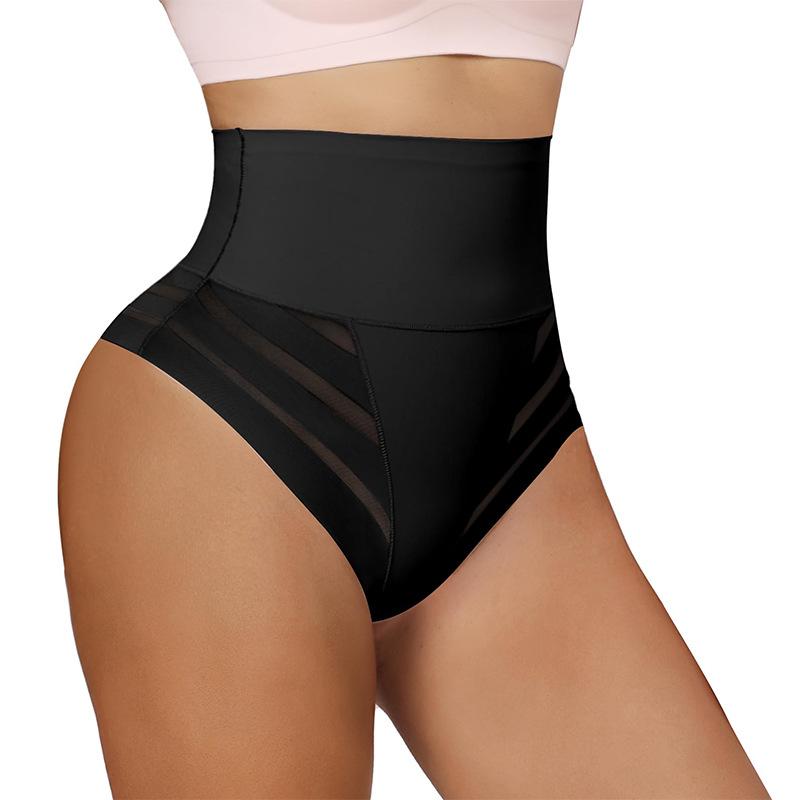 Pancina Controllo Vita Alta Senza Cuciture Sollevamento Glutei Modellante Taglie Forti Donna Slip a Triangolo