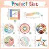 8/9 Pcs Textured Calm Sticker Anxiety Calming Sticker Anxiety Sensory Sticker Stress Relief Sticker for Office