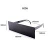 Black Long Frames Square Coded Pixel Sunglasses Flat Sunglasses Rectangular Party Ball Large Sized Sunglasses Unisex Spectacles