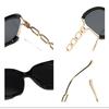 Brand New Metal Hollow-out Chain Leg Sunglasses Vintage der Fashion Trend Street Catwalk Sunglasses for Ladies Shades