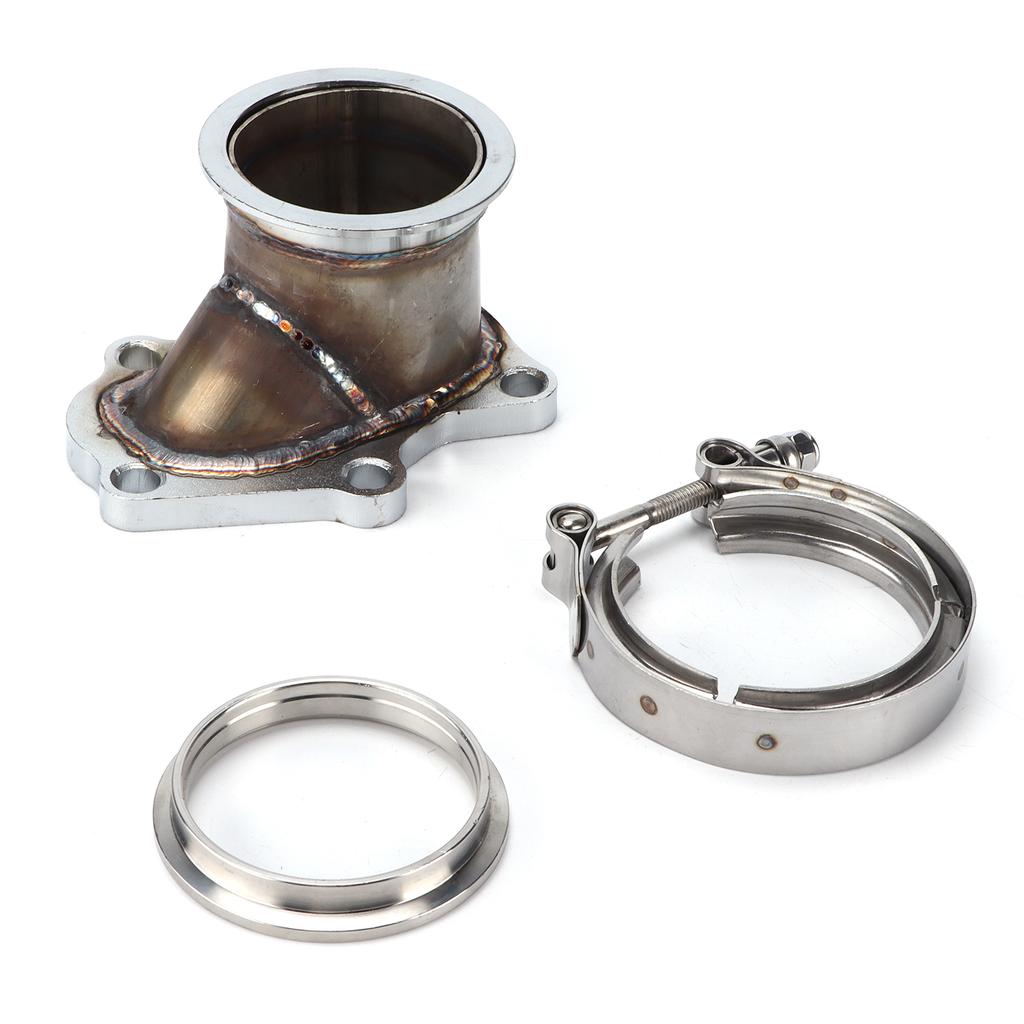 5 Bolt Turbo Downpipe Flange V Band Conversion Adaptor Replacement for Subaru Forester XT Models 2004‑2008