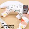 Baby Pillow with Ergonomic Neck Support Breathable Cotton Pillow with Cartoon Pattern for Newborns Infant