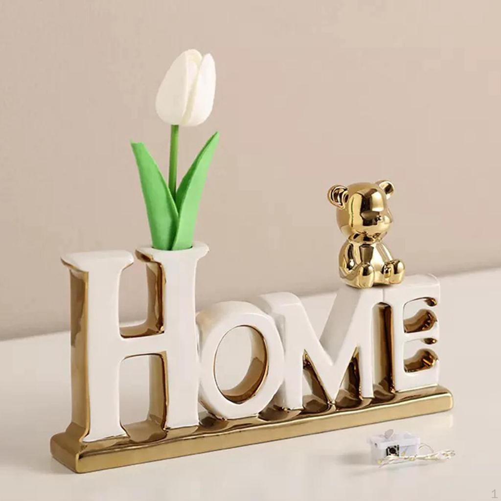 Keramisch Blokletters Bord met Verlichting voor Huisplank Display