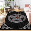 1Pc Gothic Star Rug, Office Carpet Indoor Outdoor Doormat, Non-Slip, Comfortable, Living, Christmas Halloween,  Xmas Gift G1314