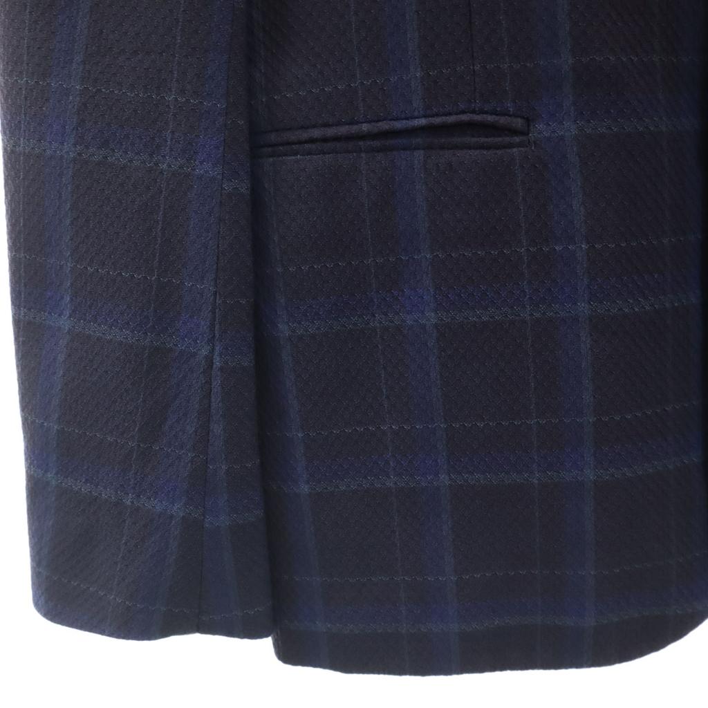 Paul Smith made in Japan Check Pattern tailored jacket M Navy Ancon Men's Used