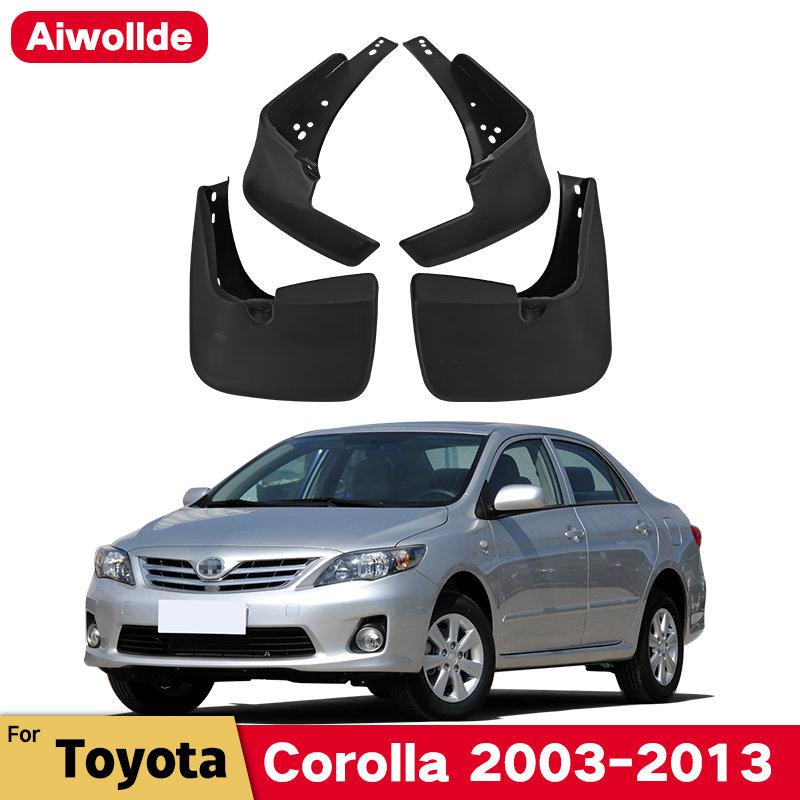 

Автомобильные брызговики на крыльях, пригодные для Toyota Corolla Altis 2003-2013, седан, брызговики, передние и задние брызговики, авто Corolla 2003-2006