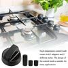 4Pcs Replacement Switc Knob Plastic Knob Gas Stove Control Knob General Range Oven Knob Cooker Hob For Benchtop Burner