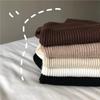 Women's Slim-Fit Knitted Turtleneck Sweater - Long-Sleeved, Solid Color, Warm for Autumn/Winter