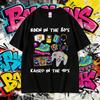2025 Summer Retro Style 80s 90s Graphic Tshirts Born In The 80's Raised In The 90's T-Shirt Vintage Cool Women Leisure Harajuku