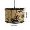 Removable Bamboo Hanging Light Shade Quick Setup Plant Theme Lights Cover Easy Mounting Suitable for Modern Interiors M4YD