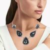 Black Tiger'S Eye Gemstone Mother's Day Silver Jewelry Necklace 20 In