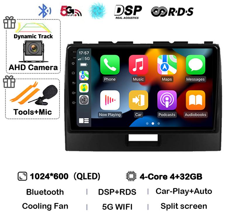 Android 14 Carplay For Suzuki Wagon R 2010 2011 2012 2013 2014 2015 2016 2017 2018 Car Radio Multimedia Video Player GPS Stereo