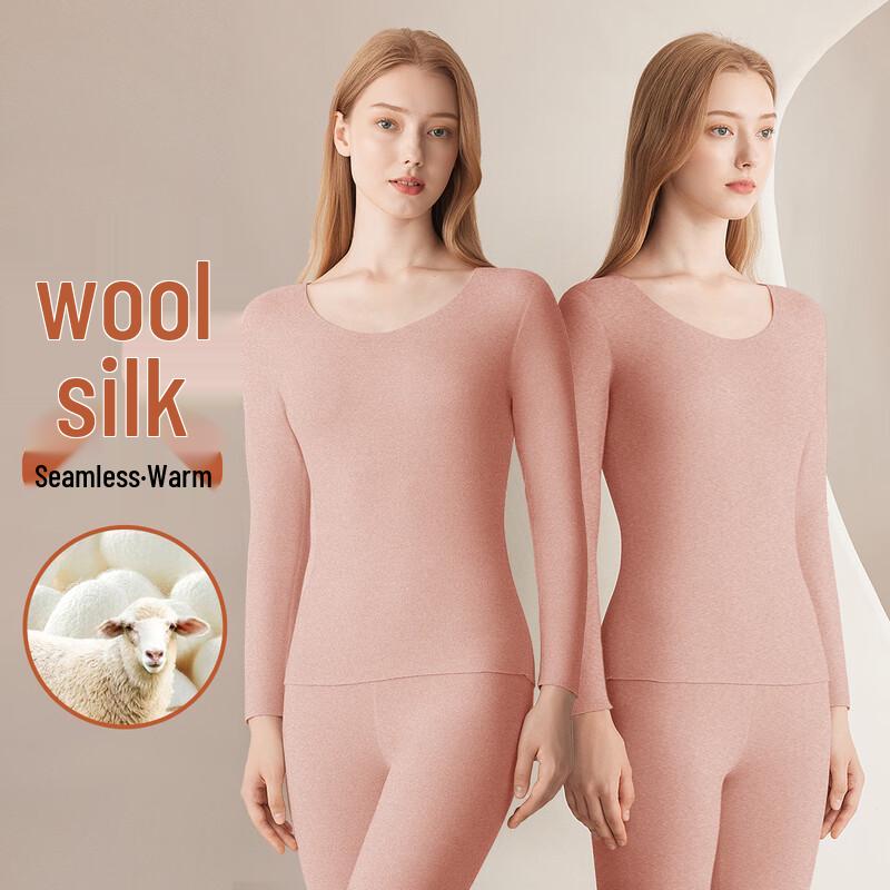 Women's Cashmere Silk Blend Thermal Underwear Set