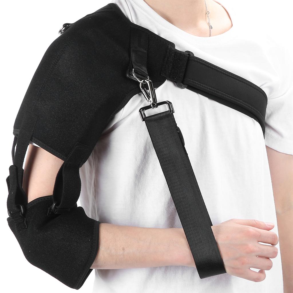 Shoulder Brace Support Arm Sling Adjustable Rotator Cuff Fixing Shoulder ProtectorR