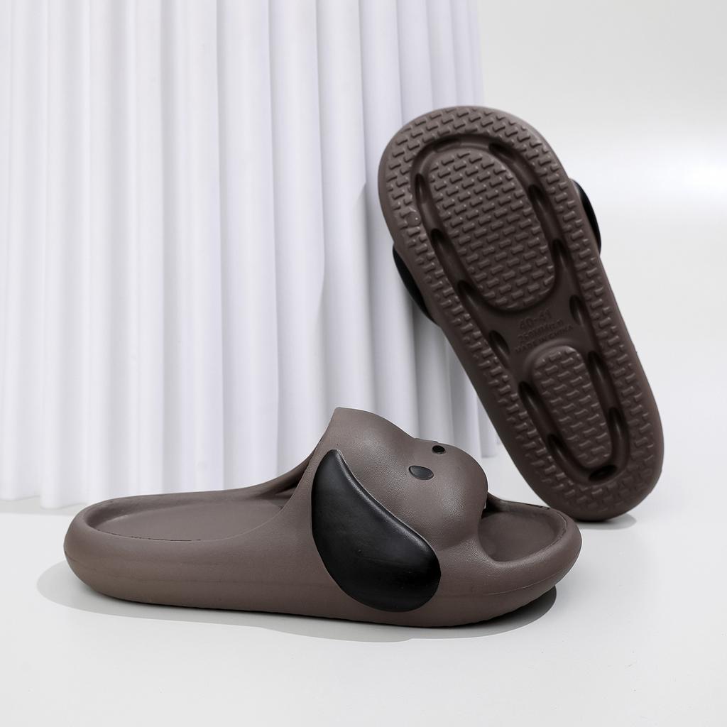 Letní pohodlné vnitřní tlustá podrážka EVA materiál Domácí pantofle s měkkou podrážkou, protiskluzové, zvýšená odolnost proti opotřebení, neformální módní pantofle