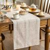 Nordic Table Runner Cotton Linen for Dining Table, Minimalist Long Desk Home Decor Kitchen Coffee Tea Natural Rustic