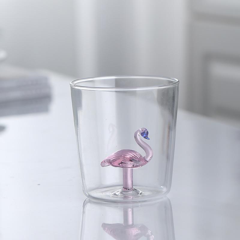 Thickened Heat-Resistant Three-Dimensional Glass Mug - Cute and Durable